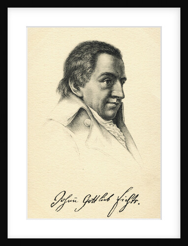 Portrait of Johann Gottlieb Fichte by Anonymous