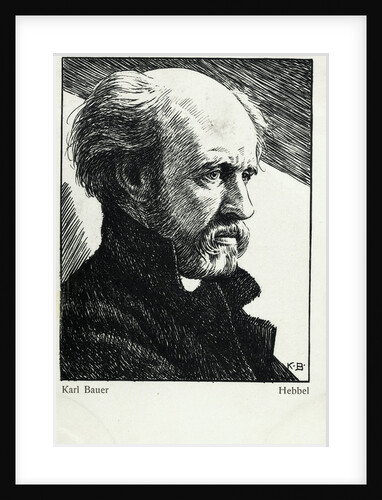 Hebbel by Karl Bauer