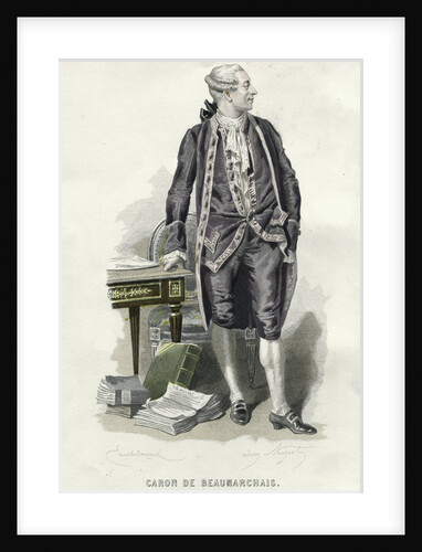 Caron de Beaumarchais by Emile Bayard
