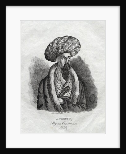 Achmet, Bey von Constantine Illustration by Anonymous