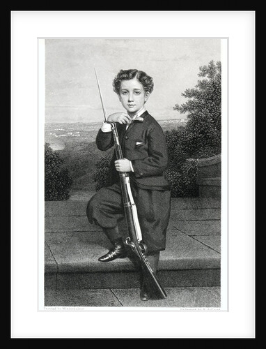The Prince Imperial Engraving by Henry Adlard