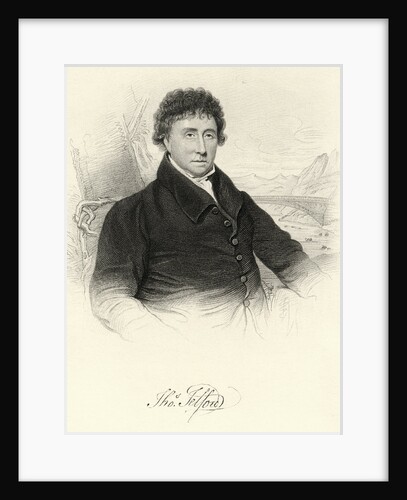 Portrait Engraving of Thomas Telford by Anonymous