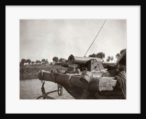 Cannon Mounted on Junk by Anonymous