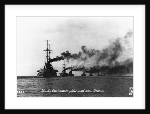 A German battle squadron. by Anonymous