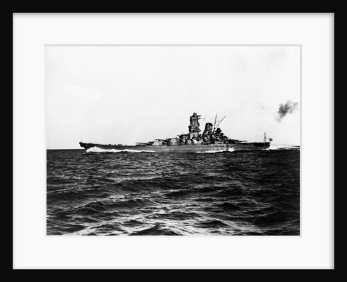 Japanese battleship Yamato. by Anonymous