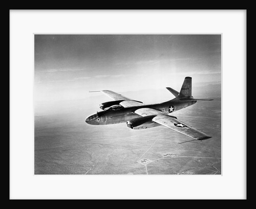 B-45 Bomber in Flight by Anonymous