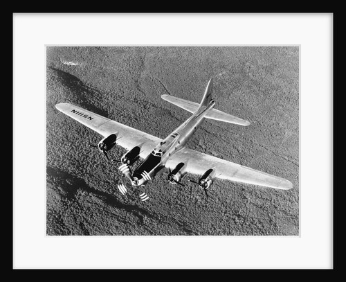 B-17 Flying Fortress in Flight by Anonymous