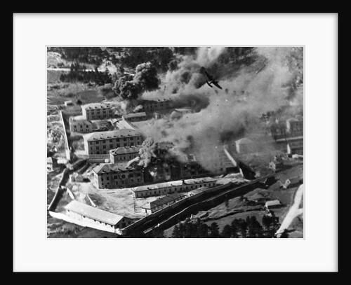 R.A.F. Air Raid on Italy by Anonymous