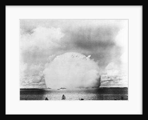Mushroom Cloud from Baker Atomic Bomb Test by Anonymous