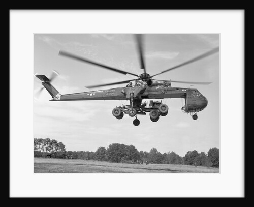 Sikorsky CH-54 Skycrane in Flight by Anonymous