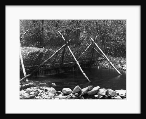 Native American Fishing Weir by Anonymous