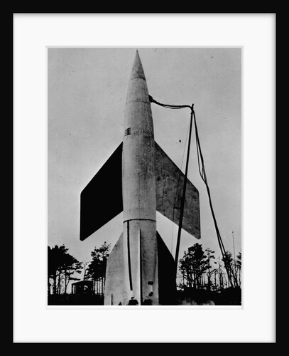 A German V-2 Rocket Ready for Launching by Anonymous
