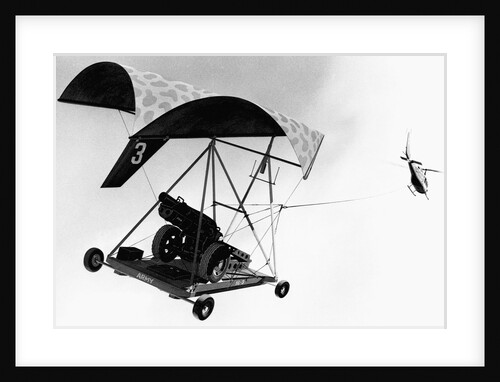 LUG Flex-wing Light Utility Glider Carrying Field Gun by Anonymous