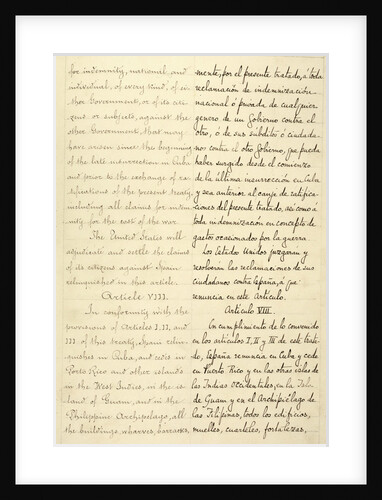 Treaty of Paris, 1898 by Anonymous