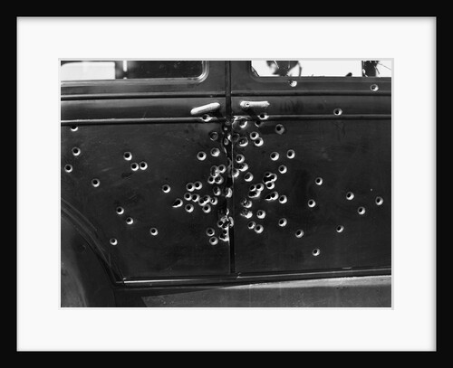 Car Used for Target Practice by Anonymous