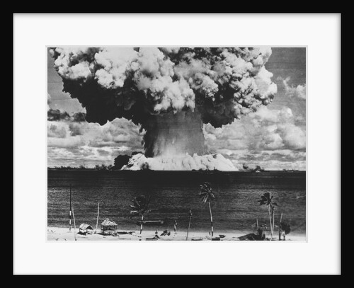Nuclear Test Cloud in Pacific by Anonymous