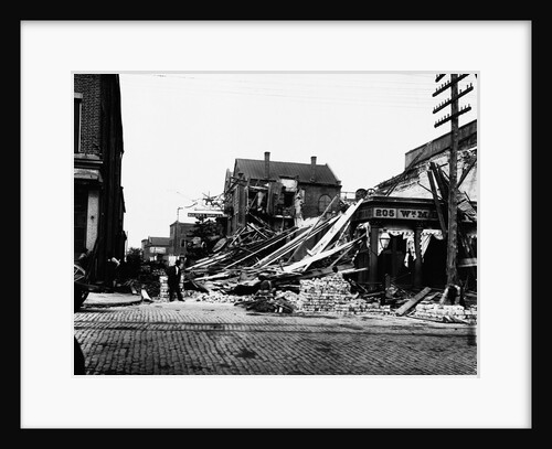 Building Destroyed by 1886 Earthquake by Anonymous