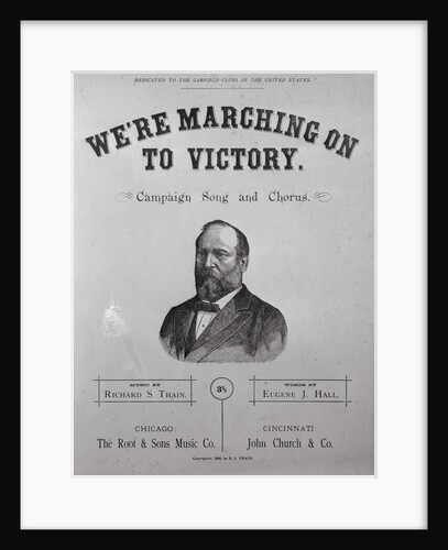 Printed Poster Advertisement for James A. Garfield During His Presidential Campaign by Anonymous