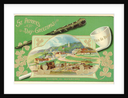 Saint Patrick's Day Greetings Postcard by Anonymous