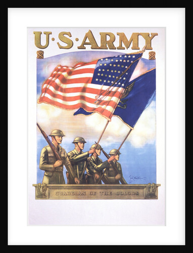 U.S. Army - Guardians of the Colors Poster by Tom Woodburn