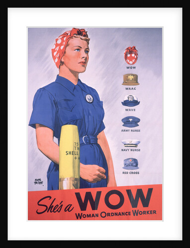 She's a WOW Poster by Adolph Treidler