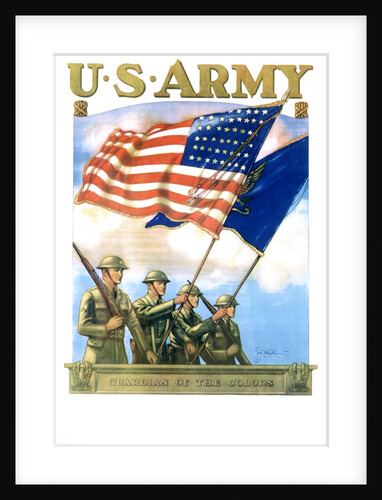 U.S. Army - Guardians of the Colors Poster by Thomas Woodburn