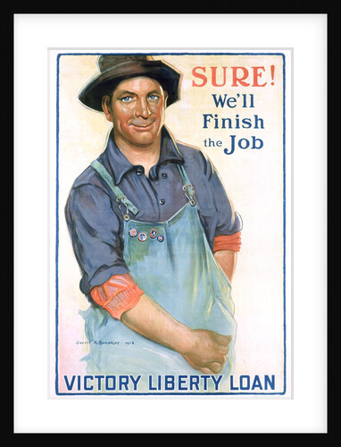 Sure! We'll Finish the Job Poster by Gerrit Albertus Beneker