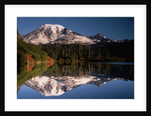 Mount Rainier Reflected in Bench Lake by Anonymous