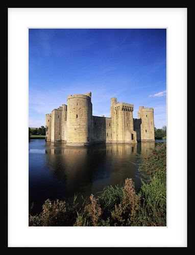 Bodiam Castle and Moat by Anonymous