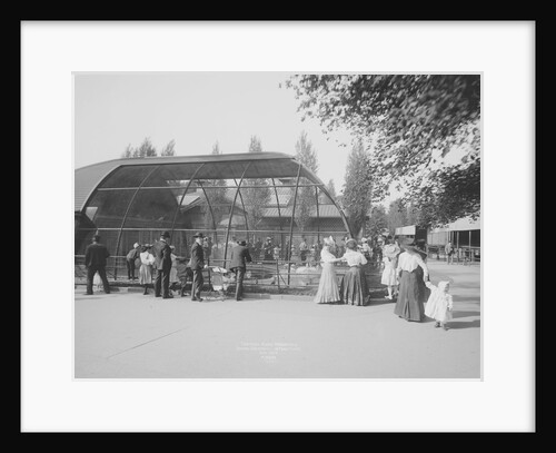 Tourists Visiting Central Park Menagerie by Anonymous