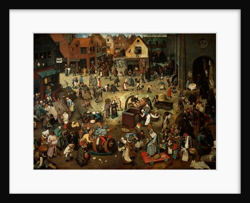 The Battle Between Carnival and Lent by Pieter Brueghel the Elder