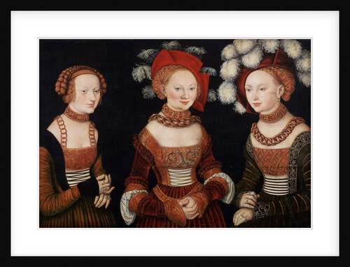 The Princesses Sibylla, Emilia, and Sidonia of Saxony by Lucas Cranach the Elder