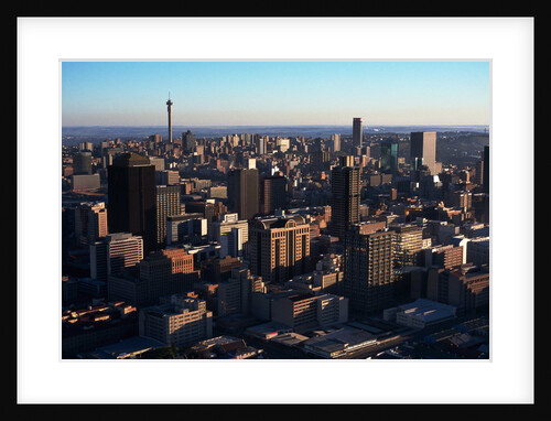 Aerial View of Downtown Johannesburg by Anonymous