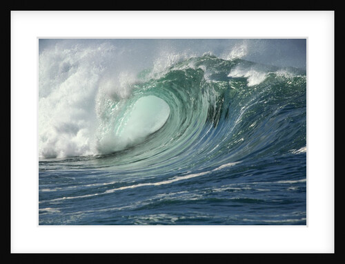 Shorebreak Waves in Waimea Bay by Anonymous