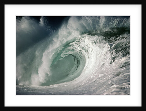 Shorebreak Waves in Waimea Bay by Anonymous