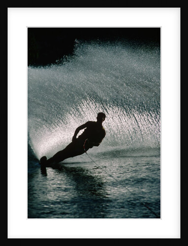 Water Skier in a Slalom Turn by Anonymous