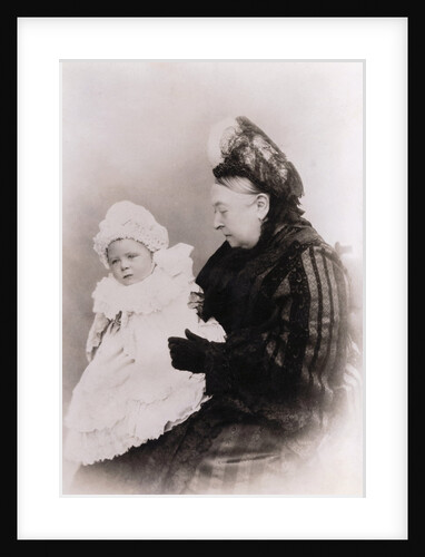 Queen Victoria and Prince Alexander Albert as Baby by Anonymous