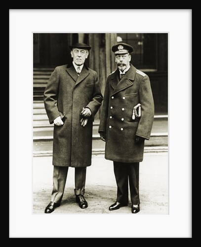 President Woodrow Wilson Posing with King George V by Anonymous
