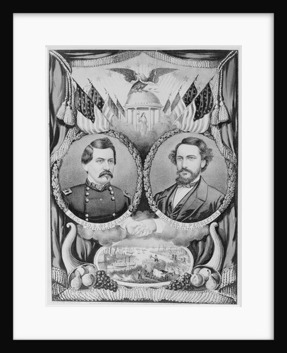 Campaign Poster for George McClellan and George H. Pendleton by Anonymous