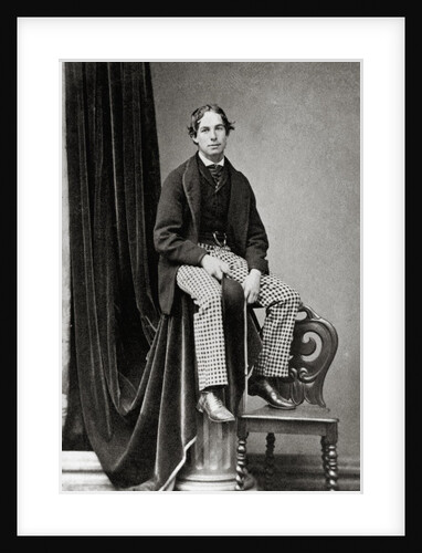 John Sholto Douglas Posing on Lounging by Anonymous