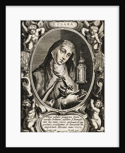 Portrait of Saint Clara of Assisi by Anonymous