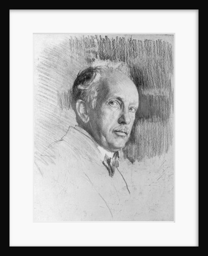 Drawn Portrait of Composer Richard Strauss by Anonymous