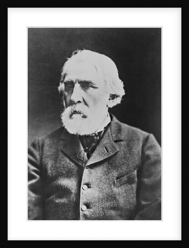 Ivan Turgenev in Front View Photograph by Anonymous