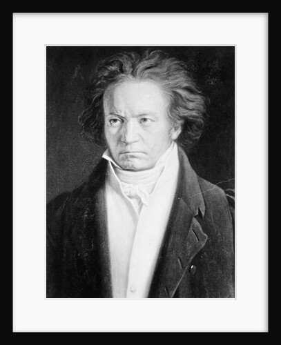 Beethoven in Front View Portrait by Anonymous