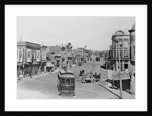 Trolley Cars Driving Through Las Vegas by Anonymous