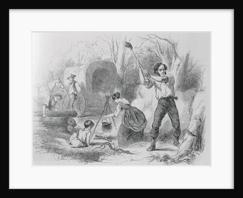 Men and Women Clearing the Ground by Anonymous
