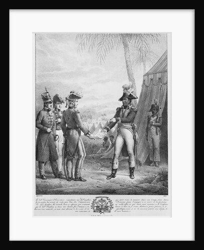 Francois Dominique Toussaint Louverture Meeting with Generals by Anonymous