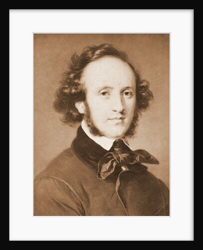 Composer Felix Mendelssohn in Suit by Anonymous