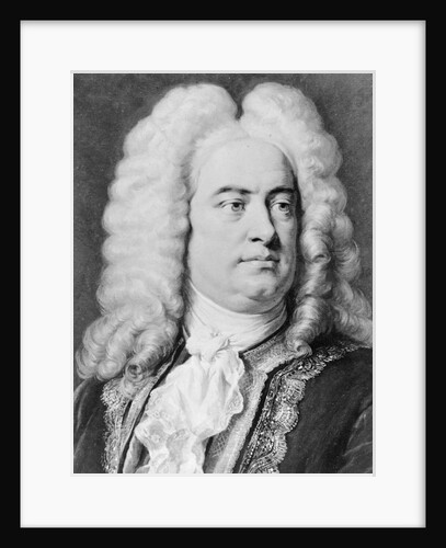 Drawing of Composer George Frederick Handel by Anonymous