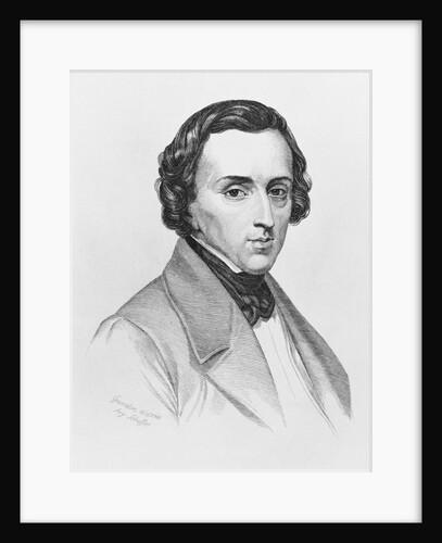 Portrait of Frederic Chopin by Anonymous